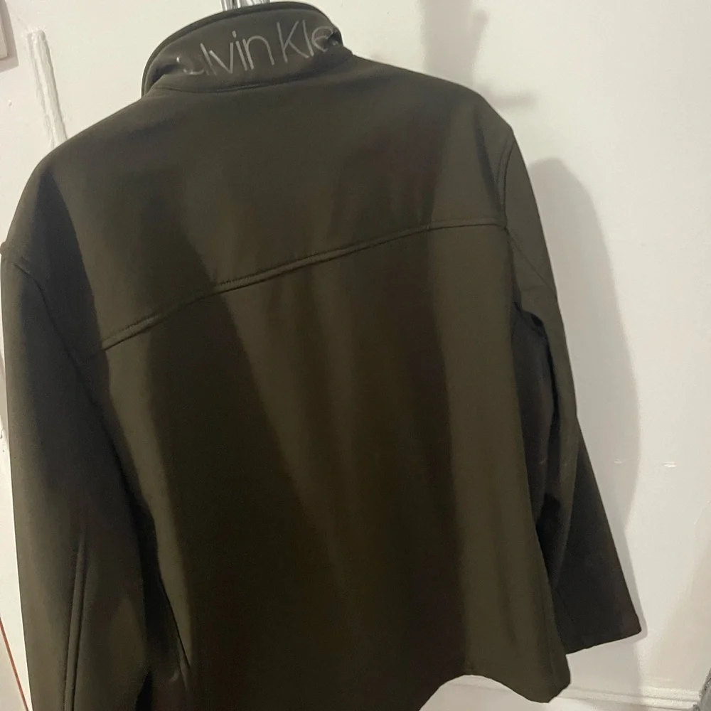 Calvin Klein Men's Dark Green Lightweight Jacket - Picture 2 of 4